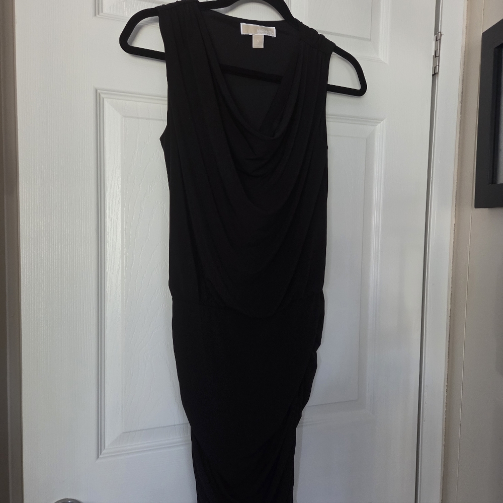 Michael Kors Black Asymmetrical Dress